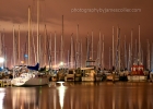 Waterfront at night